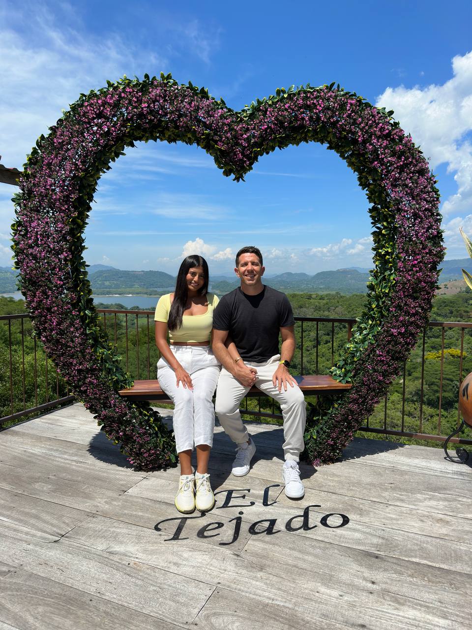 Larissa and Aidan at El Tejado, El Salvador